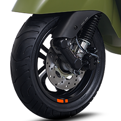 Wheel Rim with Orange-Detail