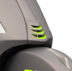 New Front Tie Design with Horn Cover in Fluorescent Green