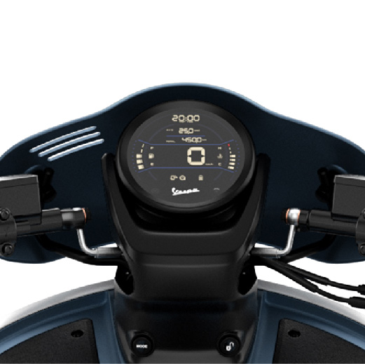 Round lcd dashboard