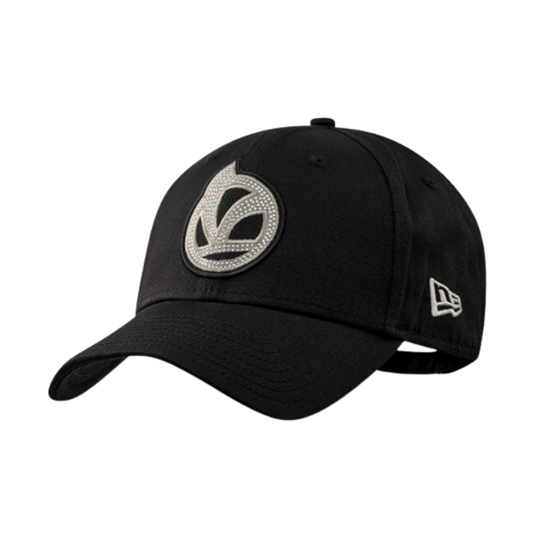 DEC GLITTER BASEBALL CAP BLACK