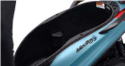 Spacious Helmet Compartment