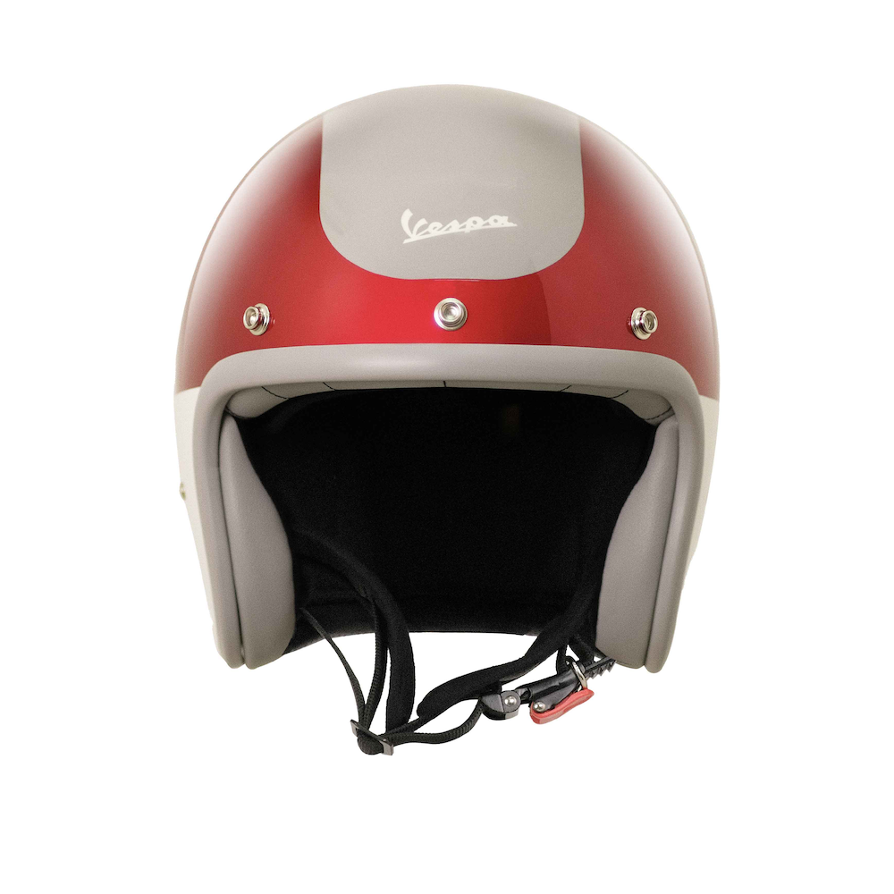 VESPA HELMET LX RED WHITE
